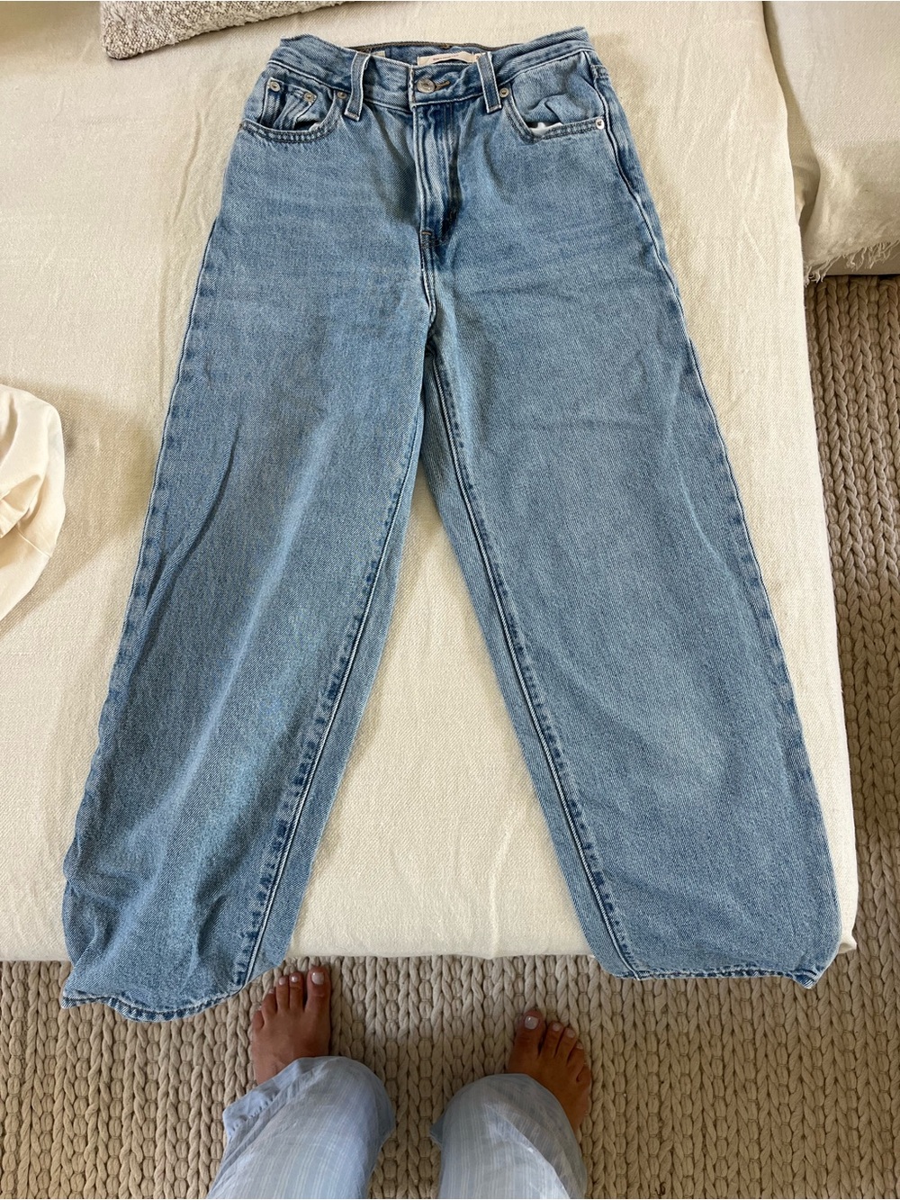 Levi's Light Blue balloon  Leg Jeans